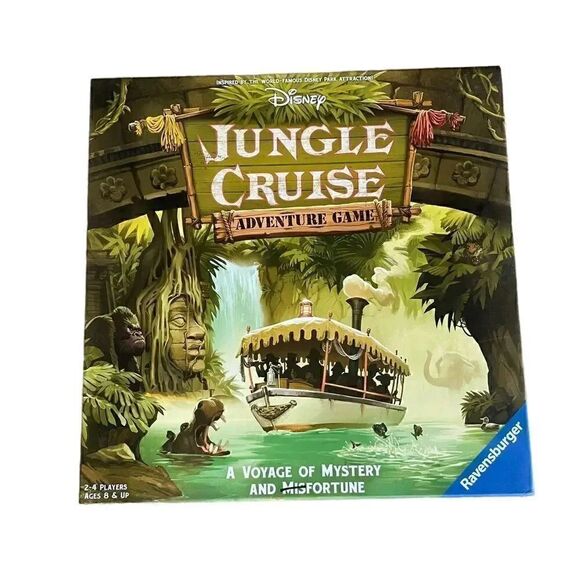 Disney Jungle Cruise Adventure Fun Classic Interactive  Board Game Age 8+ - Picture 1 of 4